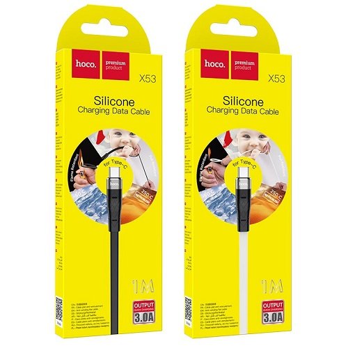 Кабель USB-Type C HOCO X 53 1м 3.0А (Silicone), шт<br> Артикул: 116914<br>