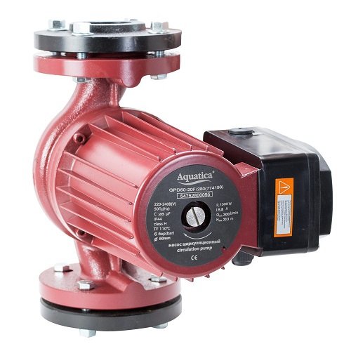 Насос Aquatica циркуляційний фланець 1.0кВт Hmax 10.3м Qmax 500л/хв DN65 300мм + відповідний фланець  (774159), шт<br> Артикул: 117250<br>              <span style="color: red;">Привеземо під замовлення</span>