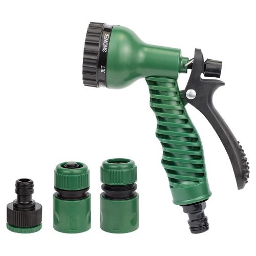 Набір поливальний: Grad пістолет-розпилювач 7-ми режимний 2 конектора+адаптер ABS (5012525), набор<br> Артикул: 117471<br>
