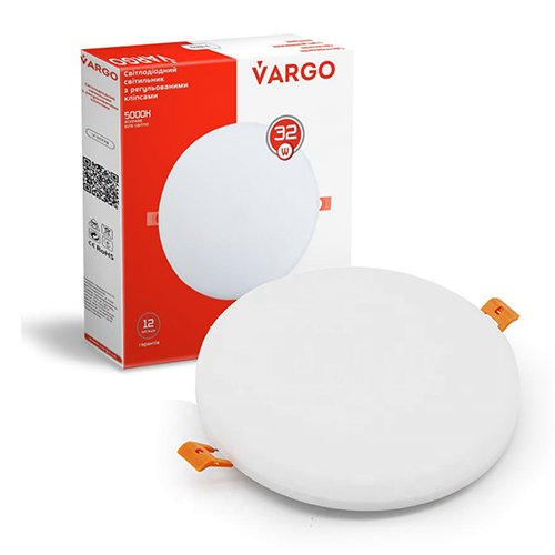 LED світильник універсальний з перехідником круг VARGO 32W 5000K 175-265V (111779), шт<br> Артикул: 118025<br>