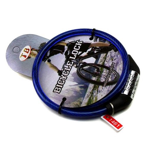 Велосипедний замок №3B-8-70 кодовий (8*70мм), шт<br> Артикул: 118174<br>