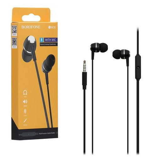 Навушники BOROFONE BM36 Acura with mic, шт<br> Артикул: 118262<br>