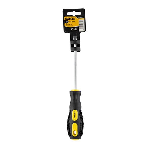 Викрутка Sigma CrV шліцьова SL6×125мм 4006391, шт<br> Артикул: 118341<br>