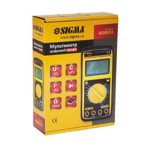 Мультиметр Sigma Profi цифровий 4008551, шт<br> Артикул: 118598<br>