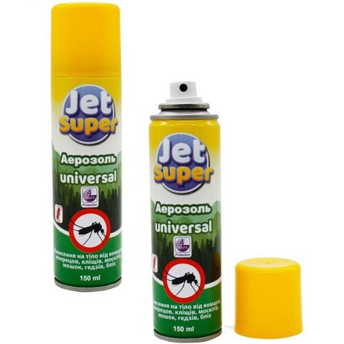 Спрей Jet Super 150ml repellent Universal 4 години (48шт/ящ), шт<br> Артикул: 118985<br>