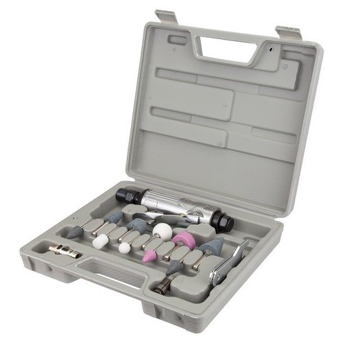 Шліфмашинка Sigma пряма пневматична з аксесуарами в кейсі 25000об/хв 6732851, шт<br> Артикул: 119279<br>