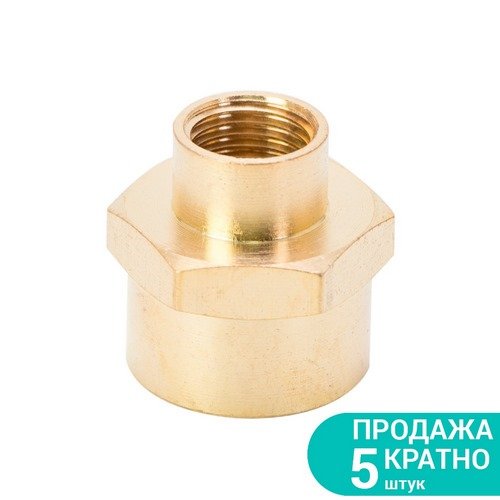 З'єднання Sigma FT 1/4" × 1/2" (латунь) (КРАТНО 5 шт) 7025141, шт<br> Артикул: 119391<br>