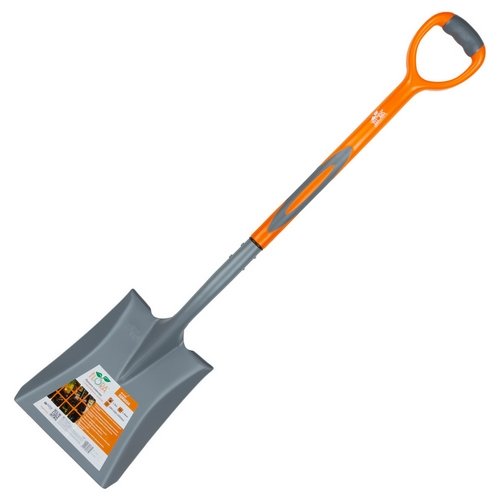 Лопата Flora совкова з пластиковою ручкою 280×240×1050мм 1.8кг (5046034), шт<br> Артикул: 119539<br>