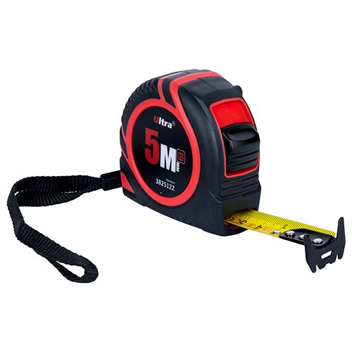 Рулетка Ultra обгумована, нейлонове покриття 5м×19мм 3825122_TR, шт<br> Артикул: 119578<br>