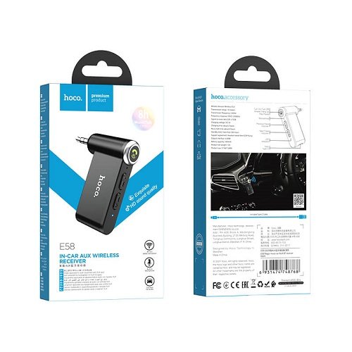 Bluetooth адаптер HOCO E58 3,5 AUX, шт<br> Артикул: 119644<br>