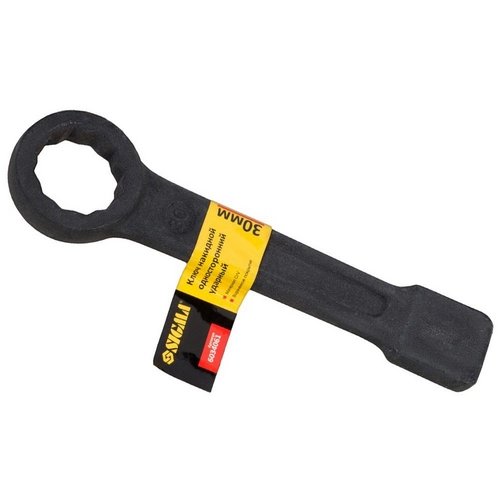 Ключ накидний односторонній ударний Sigma 30мм CrV 6034061, шт<br> Артикул: 119723<br>