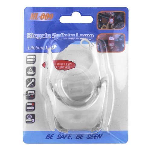 Ліхтарик НАБІР велосипедний № HJ-009 Ultra brite, 2-LED white, 2xCR2032, шт<br> Артикул: 120267<br>