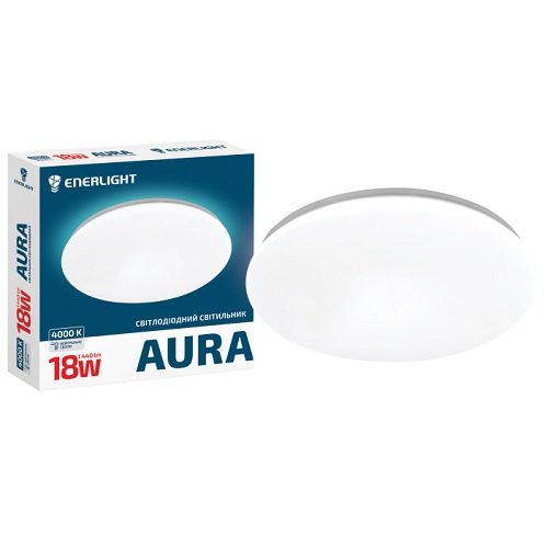 LED світильник настінно-стельовий ENERLIGHT AURA 18Вт 4000К (5254), шт<br> Артикул: 120425<br>