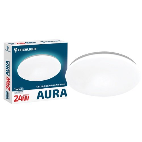 LED світильник настінно-стельовий ENERLIGHT AURA 24Вт 4000К (5278), шт<br> Артикул: 120426<br>