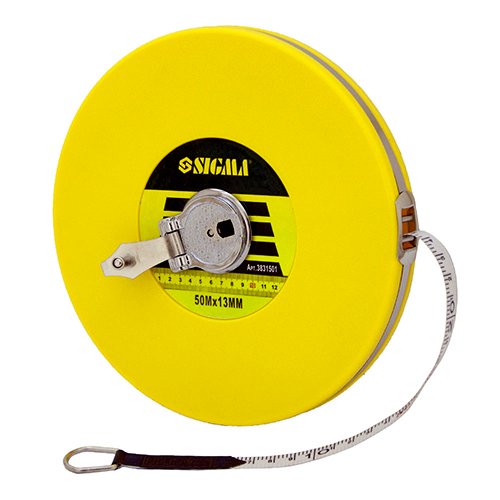 Рулетка Sigma скловолокно 50м×13мм 3831501, шт<br> Артикул: 121415<br>