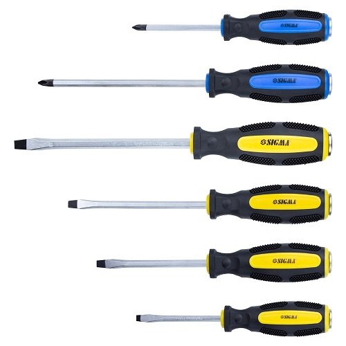 Набір викруток Sigma CrV ударних 6шт 4001111, набор<br> Артикул: 121600<br>