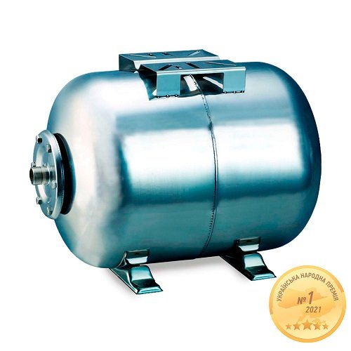 Гідроакумулятор AQUATICA горизонтальний  24л (нерж) 779111, шт<br> Артикул: 121864<br>