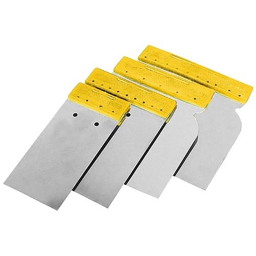 Набір шпателів Sigma без рукоятки (нержавіючих) 50, 80, 100, 120мм 8321571, набор<br> Артикул: 122154<br>