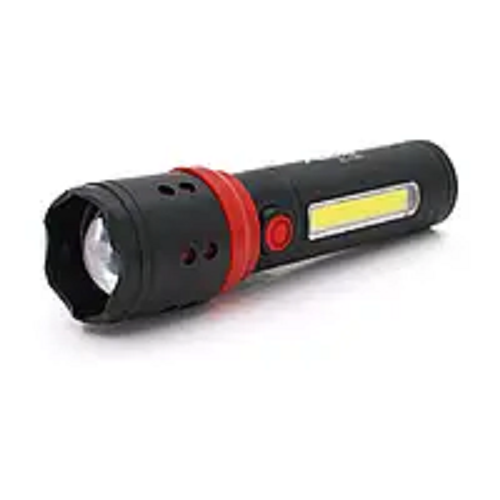 Ліхтарик ACCU/LED Police №F861 1led+cob+ micro USB+ вбудований., шт<br> Артикул: 122535<br>