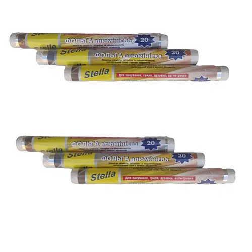 Фольга  20 (5) Метрів "Stella" (100шт/ящ), шт<br> Артикул: 122836<br>