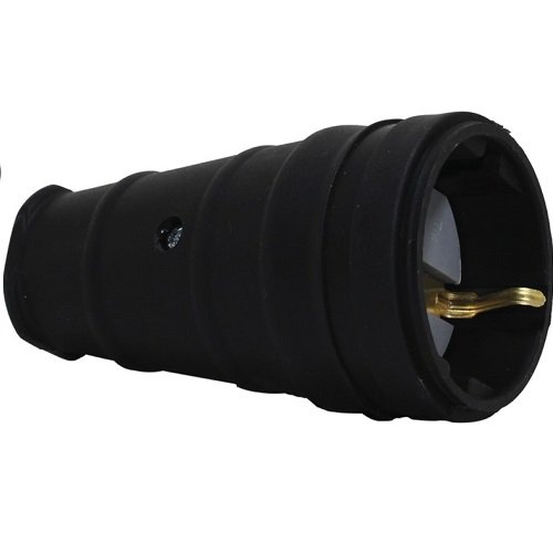 Гніздо штепсельне ТЕССО Каучук З/З 16А, 250V (ТА 4001), шт<br> Артикул: 122857<br>