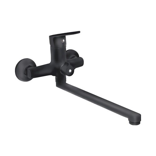 Змішувач для ванни AQUATICA S37 Ø35 Вилив прямий 350мм Чорний 9737225, шт<br> Артикул: 122877<br>