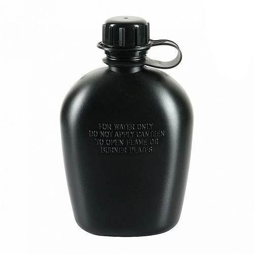 Фляга пластик 0,75л, чорна, шт<br> Артикул: 122916<br>