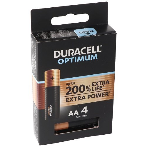 Батарейка Duracell OPTIMUM LR06 (AA) C4 (64) блист., шт<br> Артикул: 122931<br>