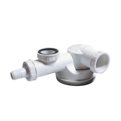 Сифон для кухонної мийки WIRQUIN Espace 1½"×Ø40мм (9542420), шт<br> Артикул: 123219<br>