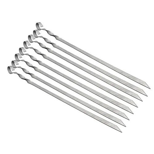 Шампур нержавіюча сталь плоский 3x10x560мм, шт<br> Артикул: 123242<br>