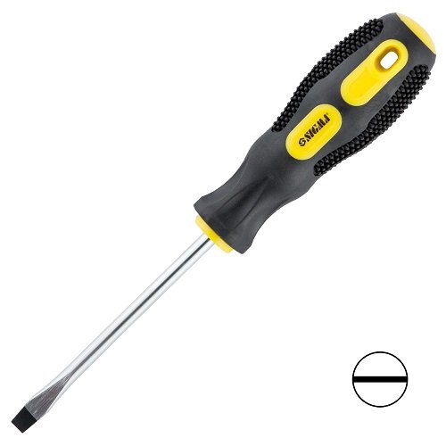 Викрутка Sigma CrV шліцьова SL6×100мм 4006381, шт<br> Артикул: 123283<br>