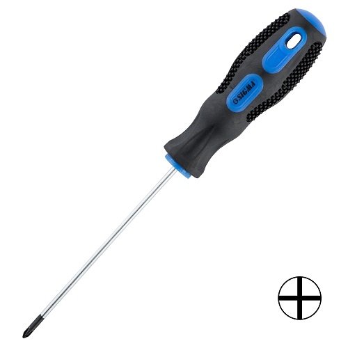 Викрутка Sigma CrV хрестова PH0×100мм 4006511, шт<br> Артикул: 123284<br>