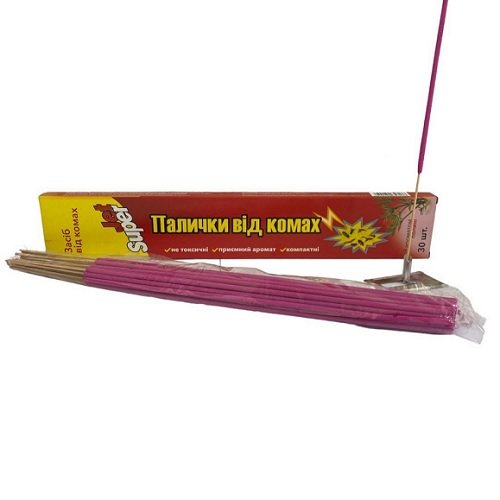 Палички від комарів Jet Super № B-30 (30 шт/уп) (60уп/ящ), уп<br> Артикул: 123493<br>