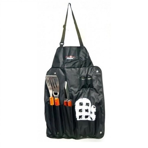 Барбекю набір STENSON в чохлі Вилка, Лопатка, Щипці, сольниця, Рукавичка № MH-0168, набор<br> Артикул: 123554<br>