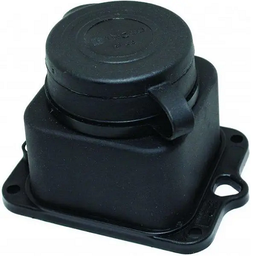 Колодка TECCO каучук 1 гніздо з кришкою З/З (107 100 00), шт<br> Артикул: 123594<br>