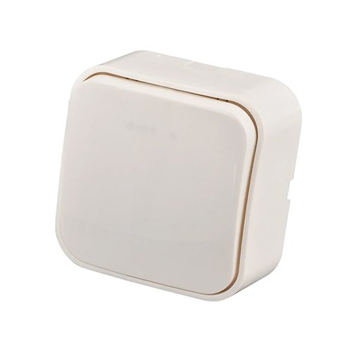 Вимикач QUANTUM накладний білий 1-кл (QM-BMH-00010) 16шт/уп, шт<br> Артикул: 123804<br>