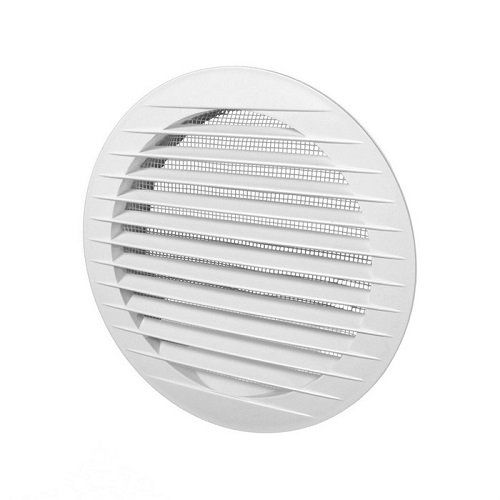 Решiтка кругла вентиляцiйна Dospel KRO Ø100 (4890), шт<br> Артикул: 124393<br>