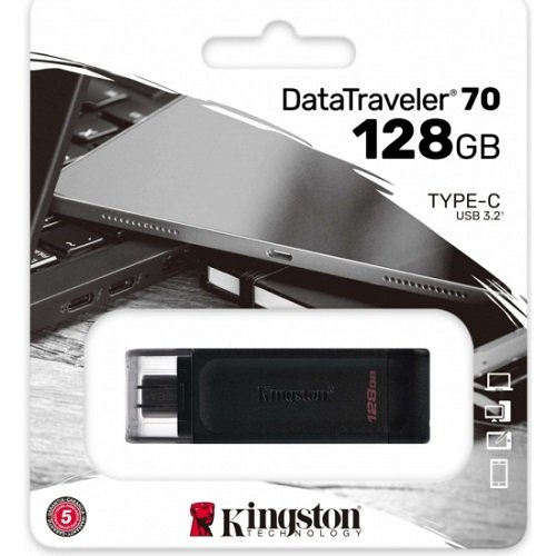Флешка128Gb Kingston USB 3.2 Type-C, шт<br> Артикул: 125111<br>