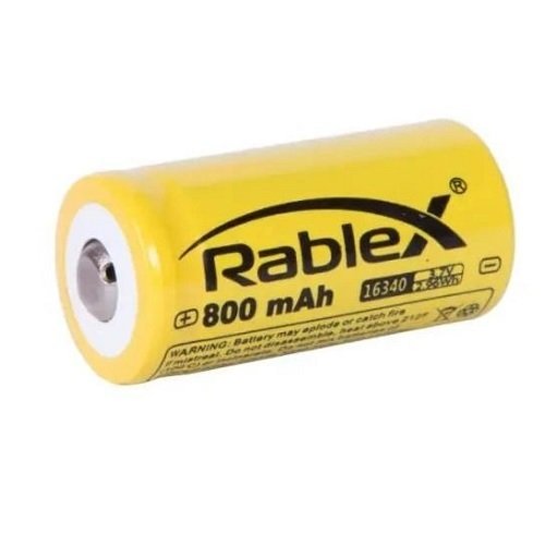 Акумулятор Rablex Li-Ion 16340 800 mAh 3.7V, шт<br> Артикул: 125249<br>
