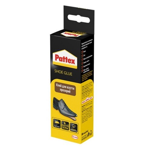 Клей Henkel Pattex Shoe Glue 50мл для взуття прозорий (40шт/ящ), шт<br> Артикул: 125301<br>