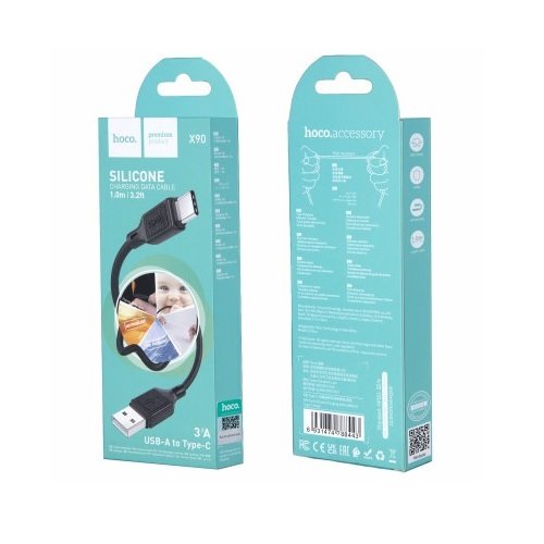 Кабель USB-Type C HOCO X 90 1м 3.0А (Silicone), шт<br> Артикул: 125562<br>