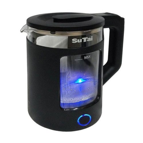 Дисковий електрочайник Su Tai ST-2078 скляний (2,3л. 1500Вт) з 3-ма ступенями захисту, індикатором, преміум якості (), шт<br> Артикул: 127069<br>