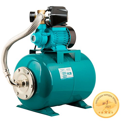 Станція Aquatica 0.37кВт Hmax 40м Qmax 40л/хв (вихровий насос) 24л Україна  (775061/24), шт<br> Артикул: 127251<br>