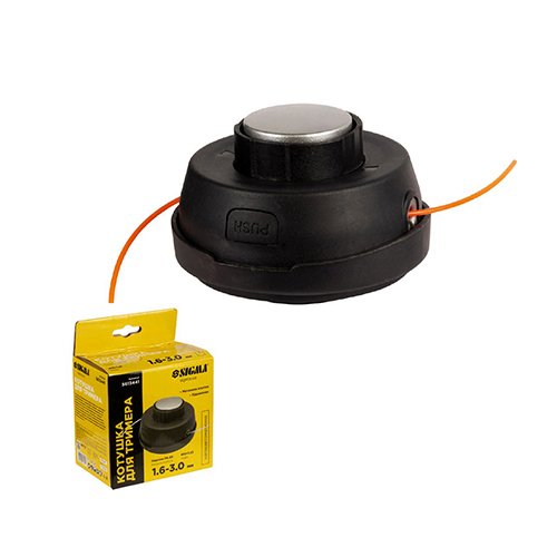 Котушка для тримера Sigma напівавтоматична M10×1.25 Ø1.6-3.0мм металева кнопка, підшипник (5613441), шт<br> Артикул: 128233<br>