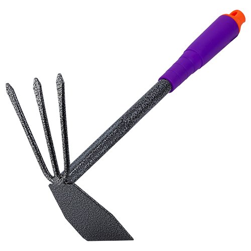 Мотика Grad комбінована плоска + 3-х зубчата (порожниста ручка) (ABS) 5044665, шт<br> Артикул: 128488<br>