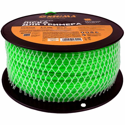 Ліска Sigma для тримера  Котушка "Квадрат кручений" Ø3.0мм 160м 5616411, шт<br> Артикул: 128504<br>