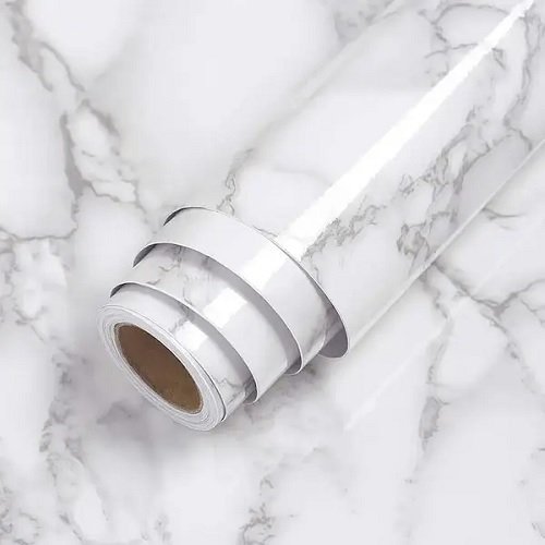 Самоклеєння білий мармур для кухонних поверхонь 500см*60 см ART-0300, шт<br> Артикул: 130512<br>