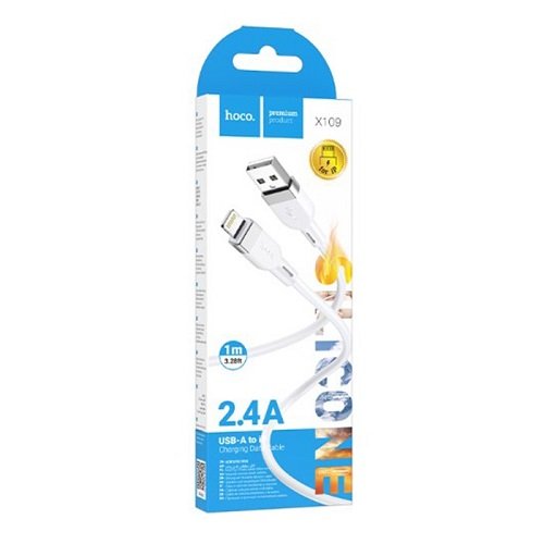 Кабель USB-Lightning HOCO X109 1м 2.4А (Silicone), шт<br> Артикул: 131845<br>