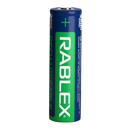 Акумулятор Rablex Li-Ion 18650 з контактами для паяння 2800 mAh 3.7V, шт<br> Артикул: 132023<br>