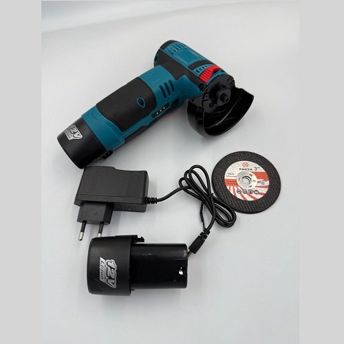 Болгарка акумуляторна з 2-ма знімними акумуляторами, 2-ма насадками у кейсі ART-0472, шт<br> Артикул: 132189<br>